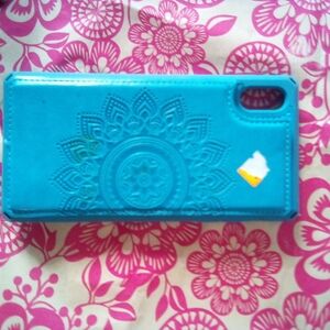 Elegant Teal Mandala Phone Case